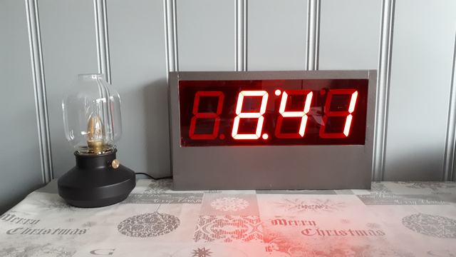 Digital wall clock project